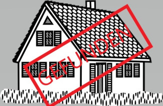 Skizze eines Hauses mit Stempelaufdruck gefunden