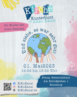 Plakat für KiKuKanal am 1.Mai 23