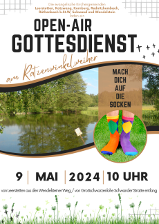 Plakat Ratzerwinkelweiher 24 - Mach dich auf die Socken