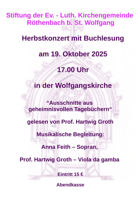 Plakat Herbskonzert Stiftung 19.10.25