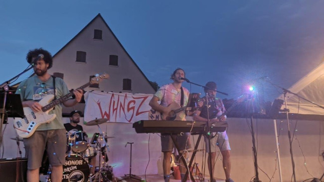 Auftritt der Band "Werner hat ne geile Zeit" am Abend