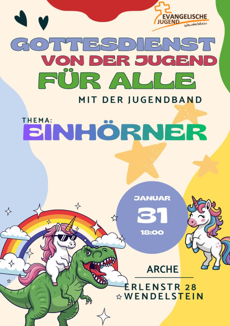 Plakat Jugend-Gottesdienst 31.1.26